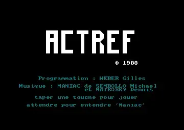 Actref (F) (1988) (Version Basic 1.1) [CPC Infos]